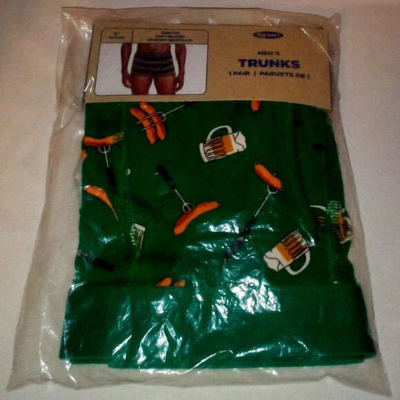 (3) Trunk/Brief & (6) Sock Bundle: Beer & Weiner.  3" Inseam.  Med.  Ankle.  New - Picture 5 of 9